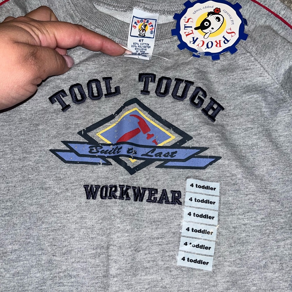 Toddler Vintage Sweatshirt 4t brand new with tags